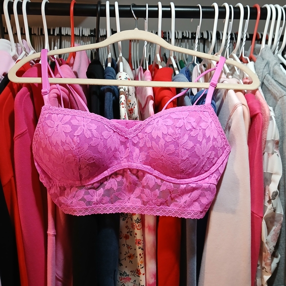 PINK Victoria's Secret Other - PINK Victoria's Secret Fuchsia Lace Bra